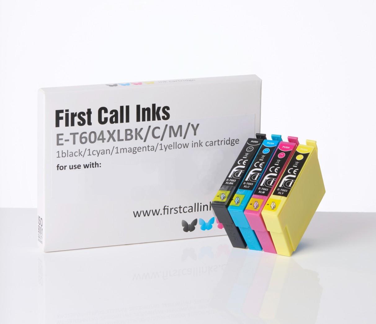 1 set of Compatible Epson (Pineapple) Ink Cartridges (604XL)